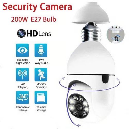 Light Bulb Camera, Home WiFi 360 Degree
